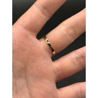 Ladies 14ct Yellow Gold Blue Sapphire & Diamond Ring