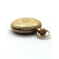 Vintage 18K Gold T.T. Jones Sons Waltham Pocket Watch 1899 Very Rare