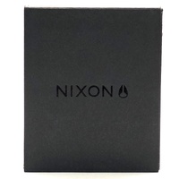 Nixon Sentry Solar 40mm Gunmetal Brown Leather Watch A1347-131-00