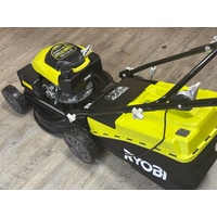 Ryobi 160cc 46cm 4-Stroke Push Lawn Mower Petrol Garden Grass Cutter RLM46160PB