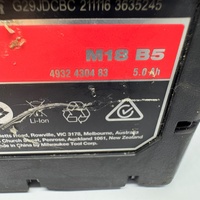 Milwaukee M18 18V RedLithium-Ion 5.0Ah Extended Capacity Battery Pack M18B5
