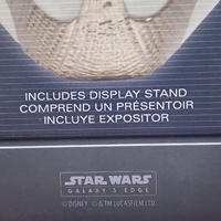 Star Wars Galaxy's Edge Jedi Temple Guard Mask Collectible with Display Stand