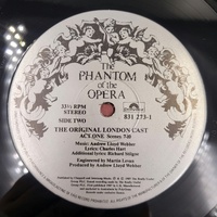 The Phantom of the Opera 1987 2LP Vinyl Original London Cast Polydor With Booklet