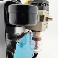 1/5 HP Mini Air Compressor 1450 RPM 23L/Min Portable Airbrush Hobby Tool