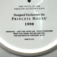 Princess House 1998 The Sleigh Ride Porcelain Collector Plate Christmas Decor