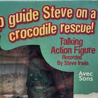 Steve Irwin Talking Action Figure Wildlife Adventure Series Crocodile