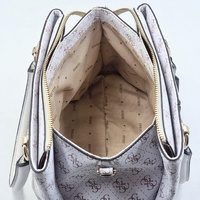GUESS Cathleen Logo Tote Bag White Blush Women’s Handbag