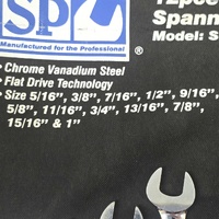 SP Tools SP10262 12Pc SAE Gear Drive Ratchet Spanner Set 0° Offset Set