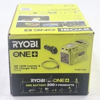 RYOBI R18BT150C ONE+ 18V 150W Inverter & 12V Car Charger Pack