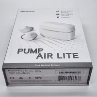 BlueAnt Pump Air Lite True Wireless Earbuds White Bluetooth Microbuds HD