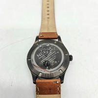 Nixon The Sentry Solar Analogue Leather Band Mens Watch Gunmetal A1347