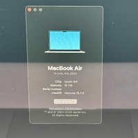 Apple MacBook Air 13 Inch M4 2025 16GB RAM 256GB SSD Starlight MW0Y3X/A