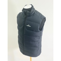 Kathmandu Epiq Mens Down Vest Puffer Body Warmer Black Green Lining XS