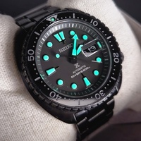 Seiko Prospex SRPK43K Night Vision Turtle Automatic Black Watch