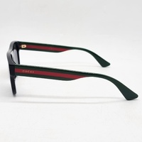 Gucci GG0341S Sunglasses Black Acetate Grey Polarised Lenses 56-17