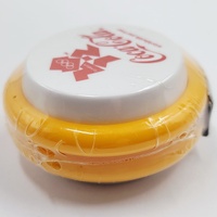 Coca-Cola London 2012 Olympics Promotional Yo-Yo Yellow White Collectable New