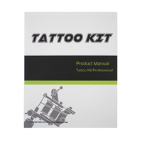 Deluxe Complete Tattoo Kit 2 Pro Coil Guns Dual Power Supply Ink Needles AUS Seller