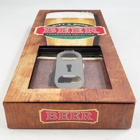 Beer Gift Set Book Bottle Opener 10 Coasters Parragon New