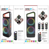 SING-E ABS-2202 Multimedia Bluetooth Portable Speaker with RGB Lighting NEW