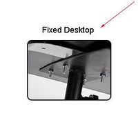 Tattoo Mobile Work Station Table Desk with Adjustable Height Black