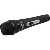 WEISRE Professional Hi Fidelity Unidirectional Dynamic Microphone for Home School Stage With 6.35mm-Plug BLACK