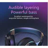 Hi-Fi Audio Bluetooth 5.0 Wireless Over-Ear Headphones with Xbass 400mAh [Colour: Black]