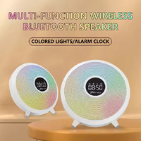 Night Light Digital Clock Super Bass Wireless Bluetooth Speaker Colourfull RGB light NEW