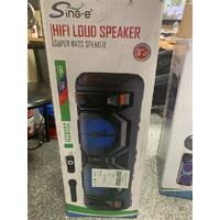 NEW SING-E Dual 8 inch HiFi Loud Speaker Super Bass Wireless Party Speaker