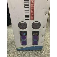 NEW SING-E Dual 8 inch HiFi Loud Speaker Super Bass Wireless Party Speaker