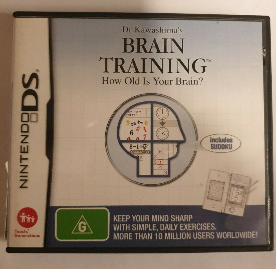 Dr Kawashima's Brain Training Nintendo DS Cartridge Game