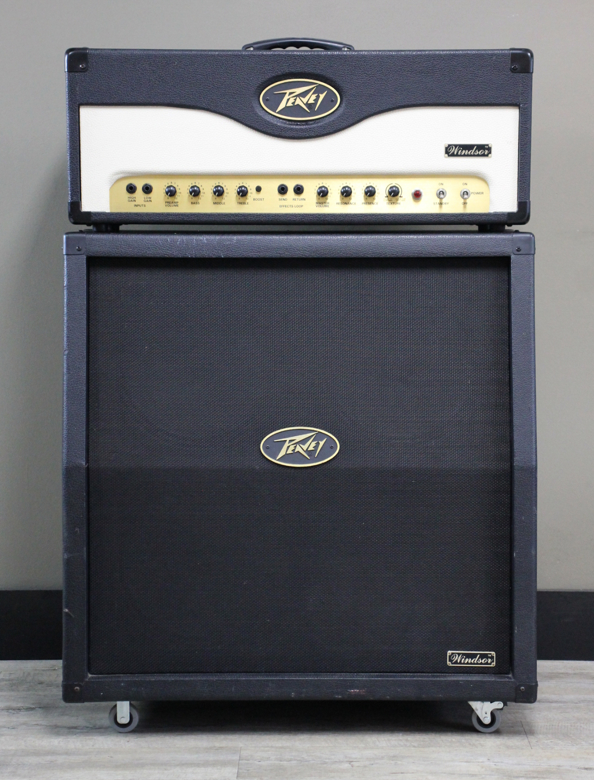 Peavey Windsor 100w Guitar Tube Amp Head With 4 X 12 Slant