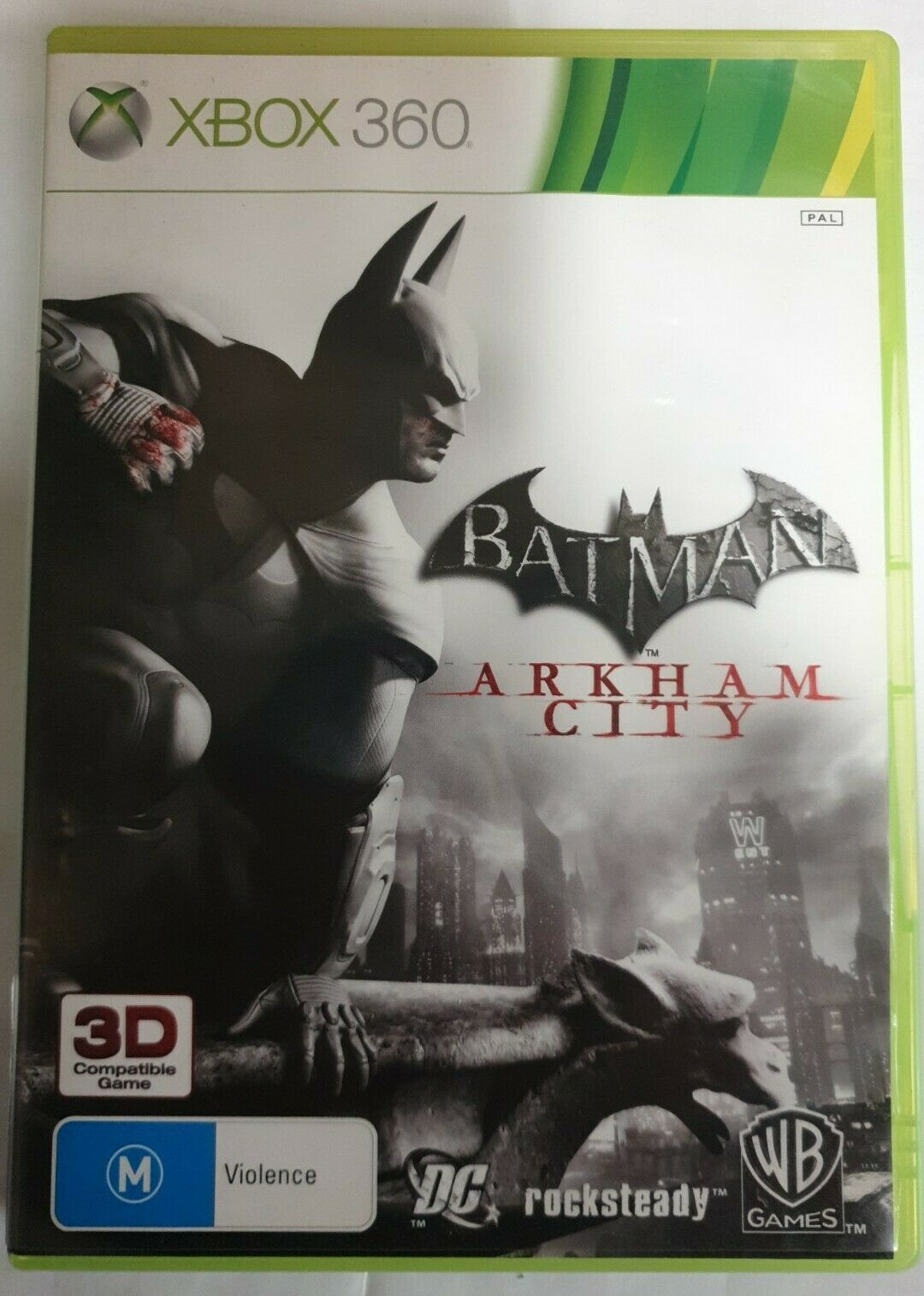 Batman Arkham City Microsoft Xbox 360 Game Disc