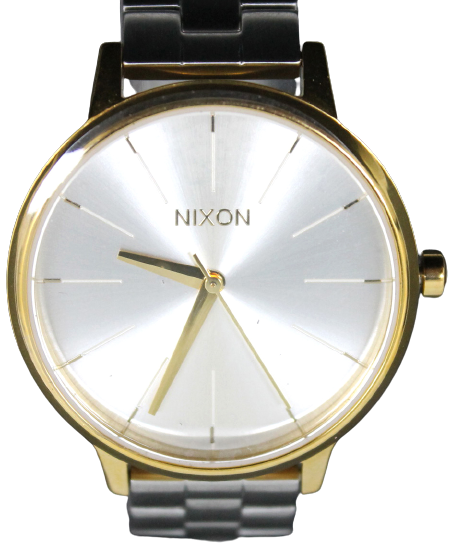 Nixon kensington silver sale
