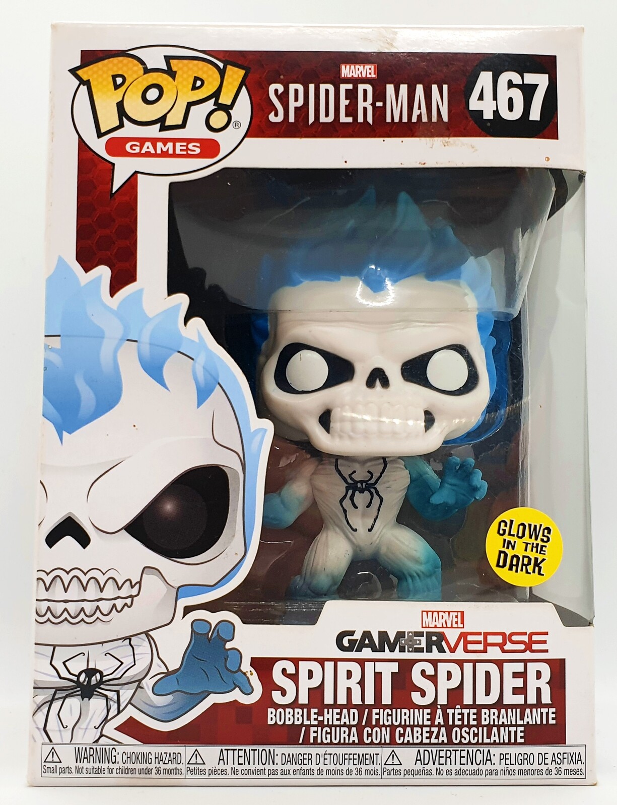 spirit spider funko pop glow in the dark