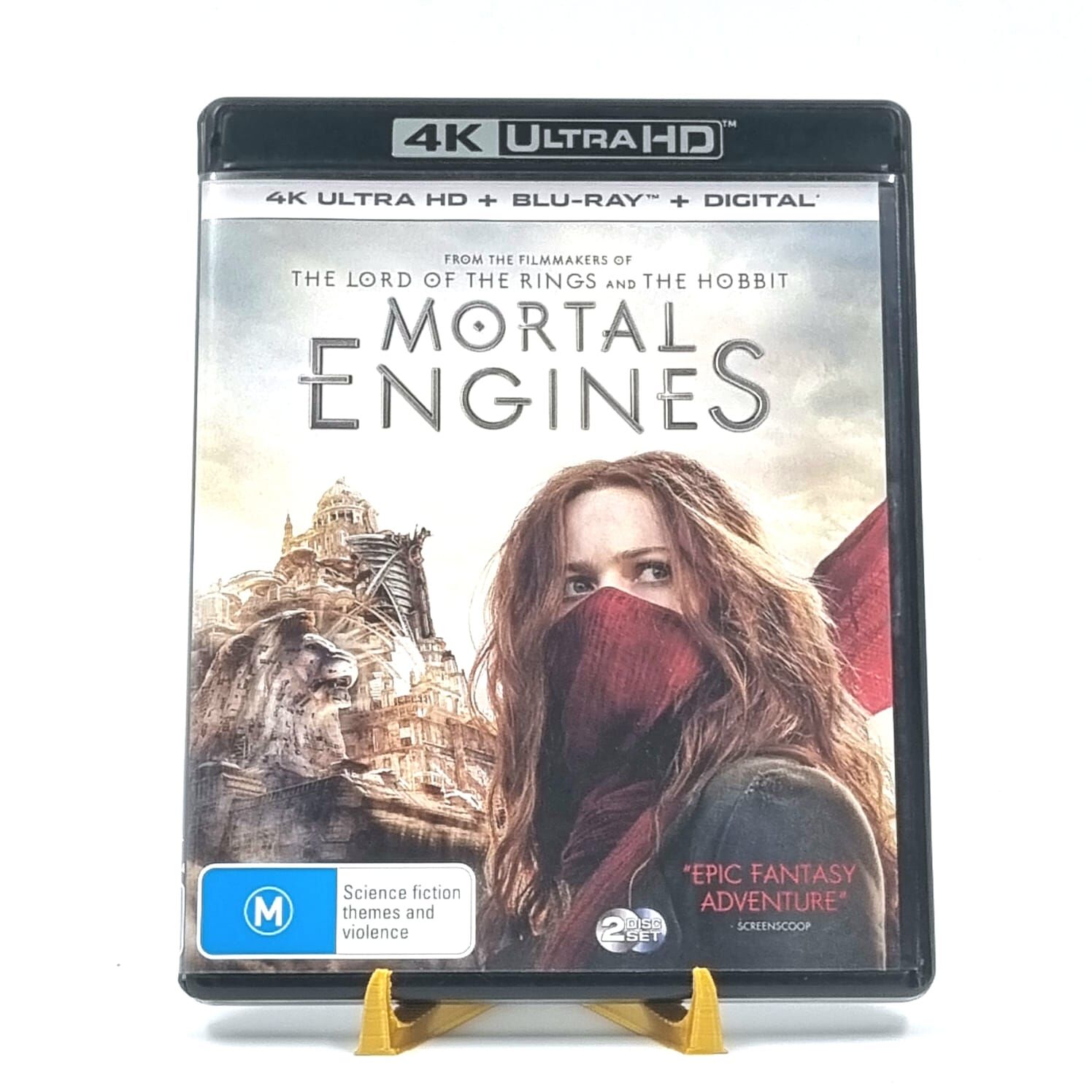 Mortal Engines 4K Ultra HD + Blu-ray Movie From LOTR Hobbit Creators