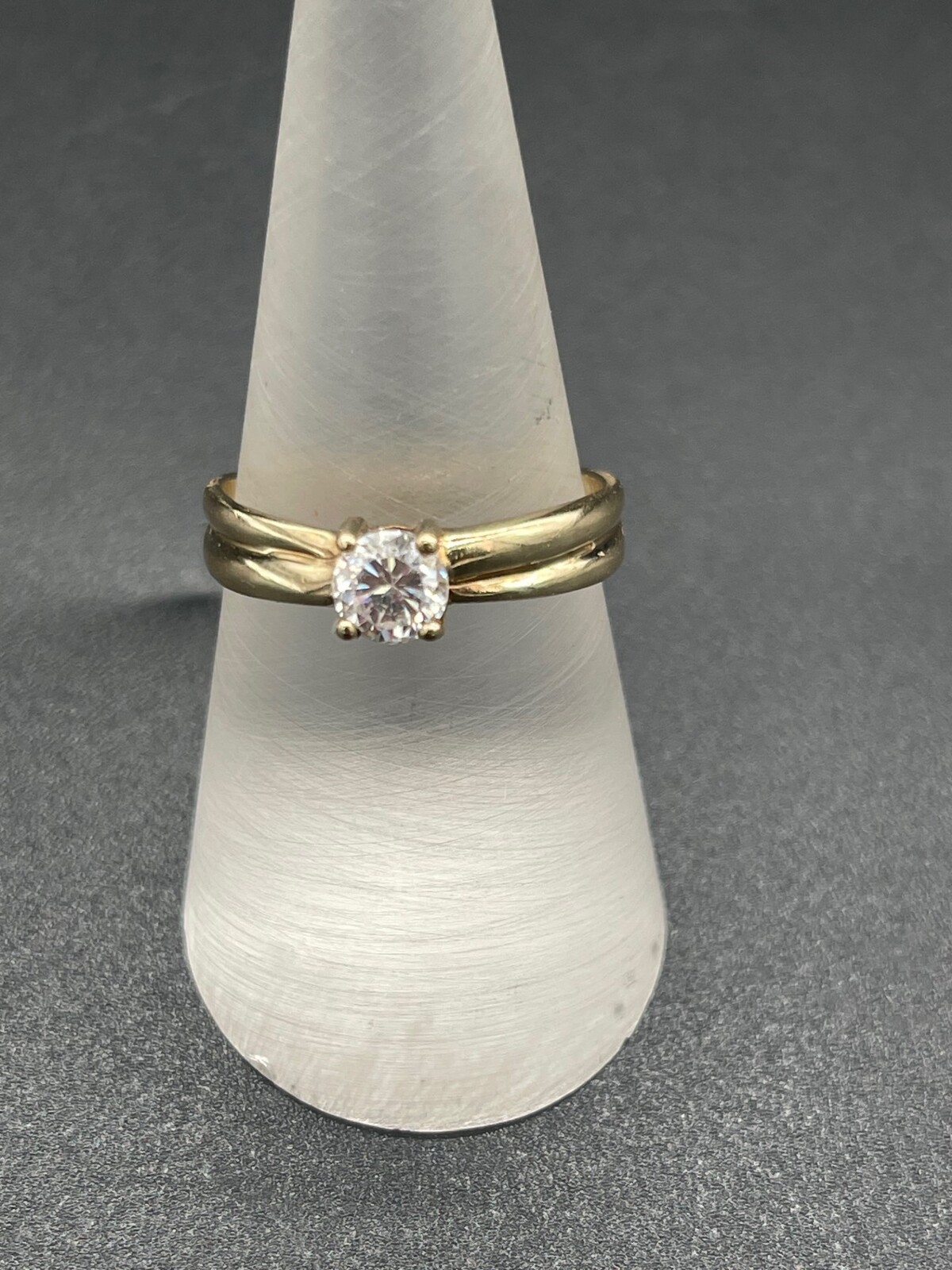 Ladies' 9ct White Gold Opal & Cubic Zirconia Dress Ring