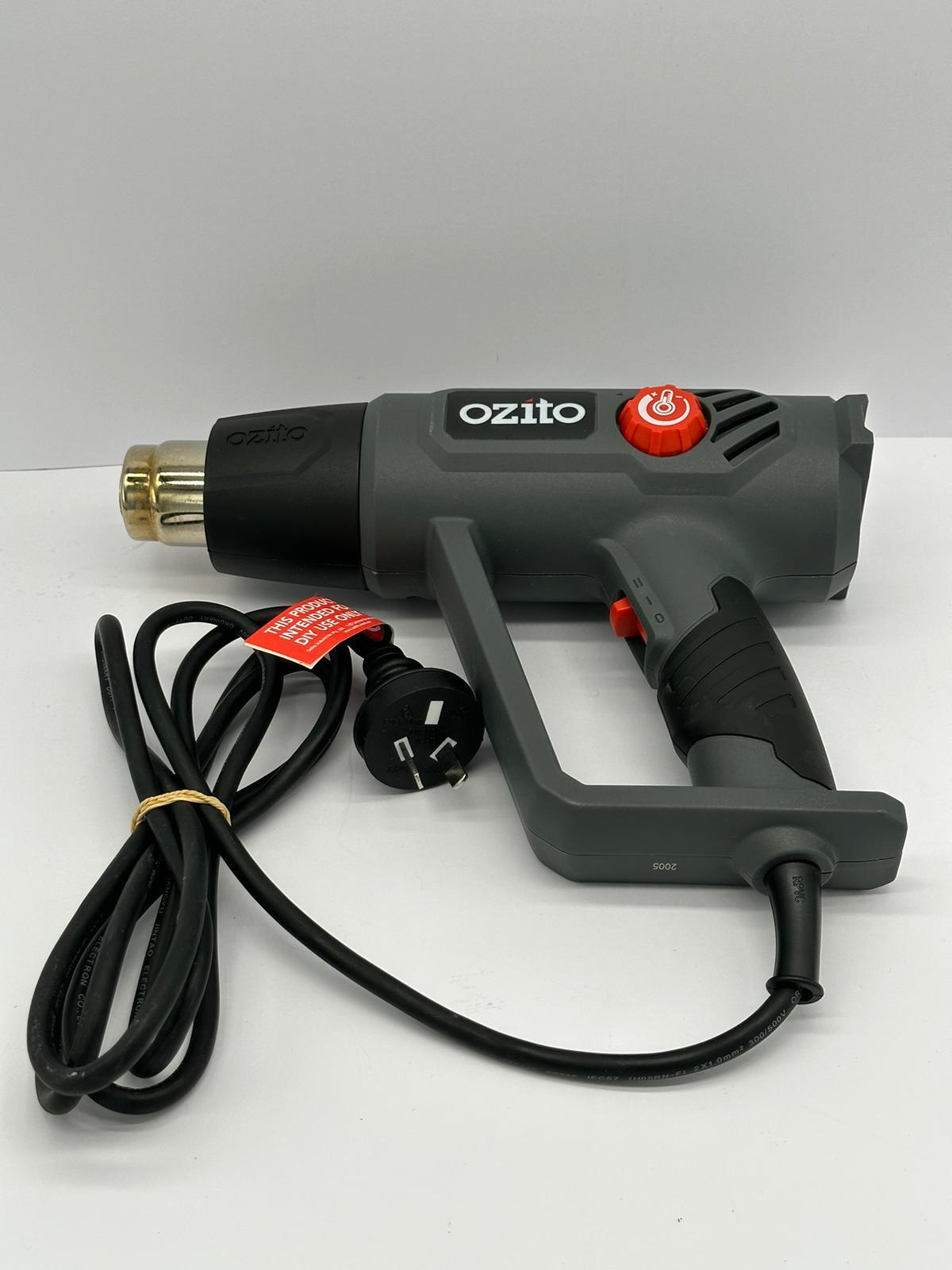 Ozito HGN2100 Heat Gun + Head Attachments and Case