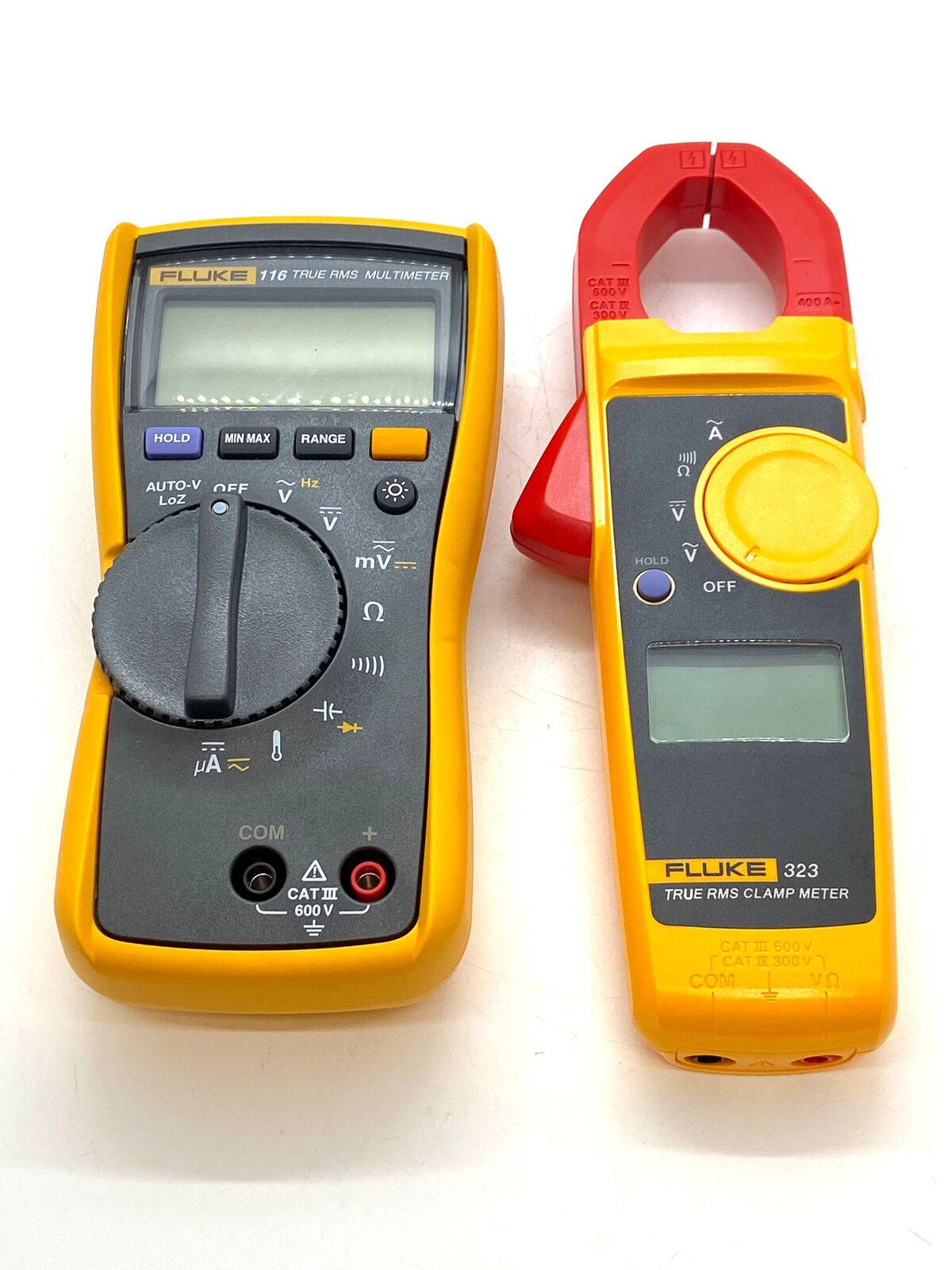 Fluke 116/323 Multimeter and Clamp Meter Combo Kit + Accessories (Pre