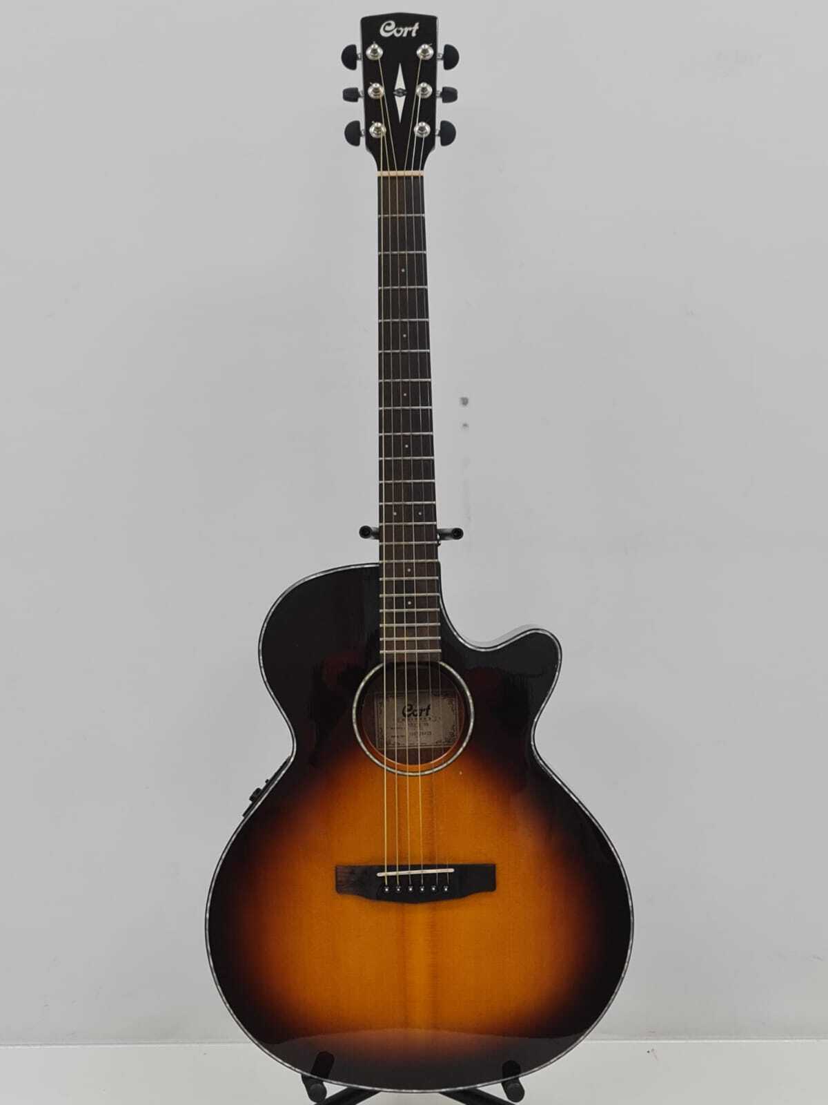 Cort SFX E VB Semi Acoustic Sunburst Pattern Guitar with Case (Pre-owned)