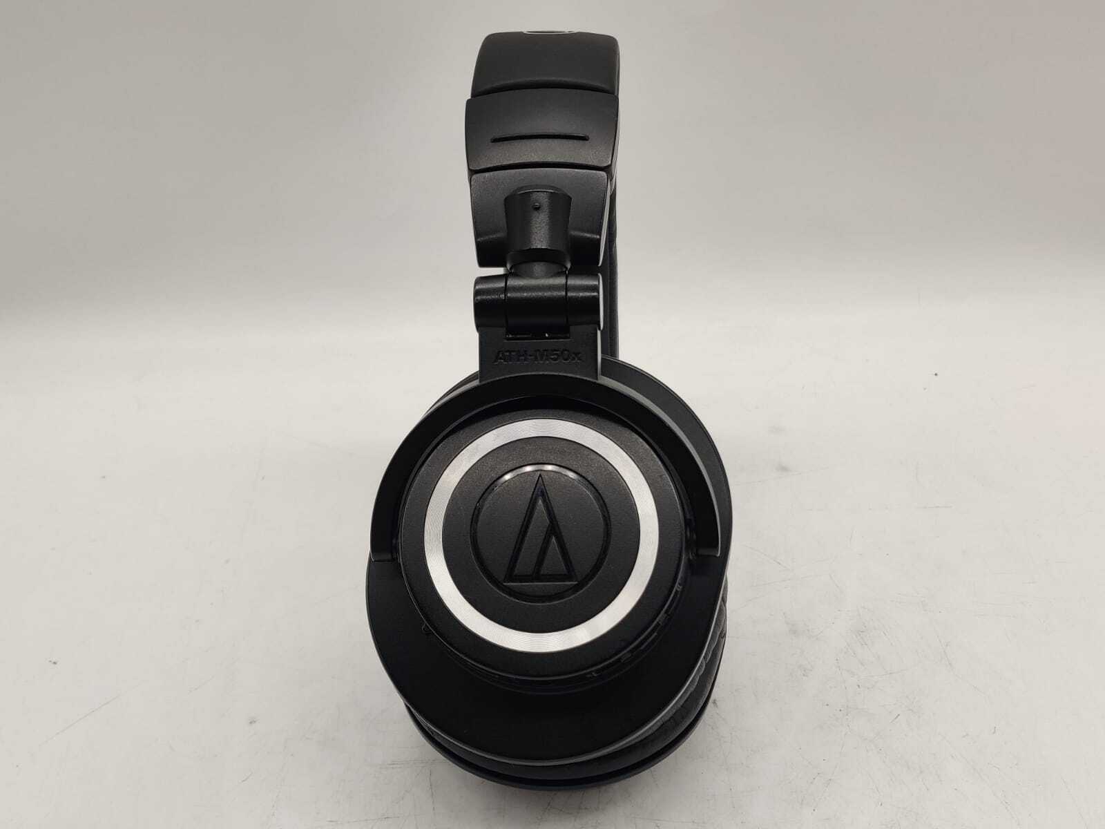 Audio Technica ATH M50X Bluetooth Headphones Black Pre owned