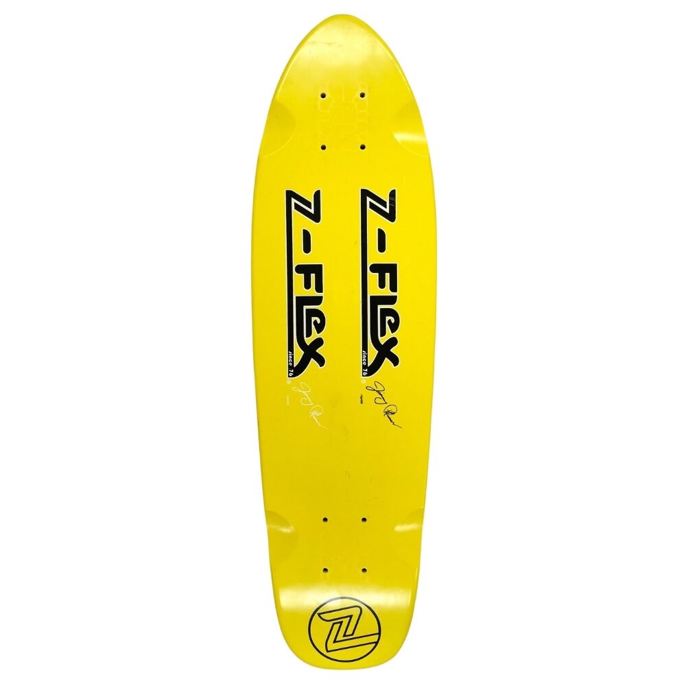 Z Flex Jimmy Plumer Model Yellow Skateboard Pro Model 7.75 Inch Deck