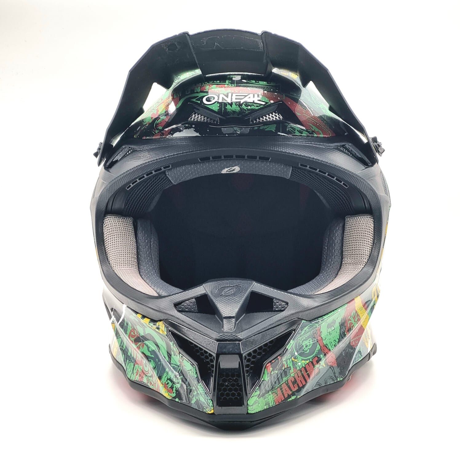O'Neal 5SRS 2020 Savage Motocross Helmet Black Green White Adult Large