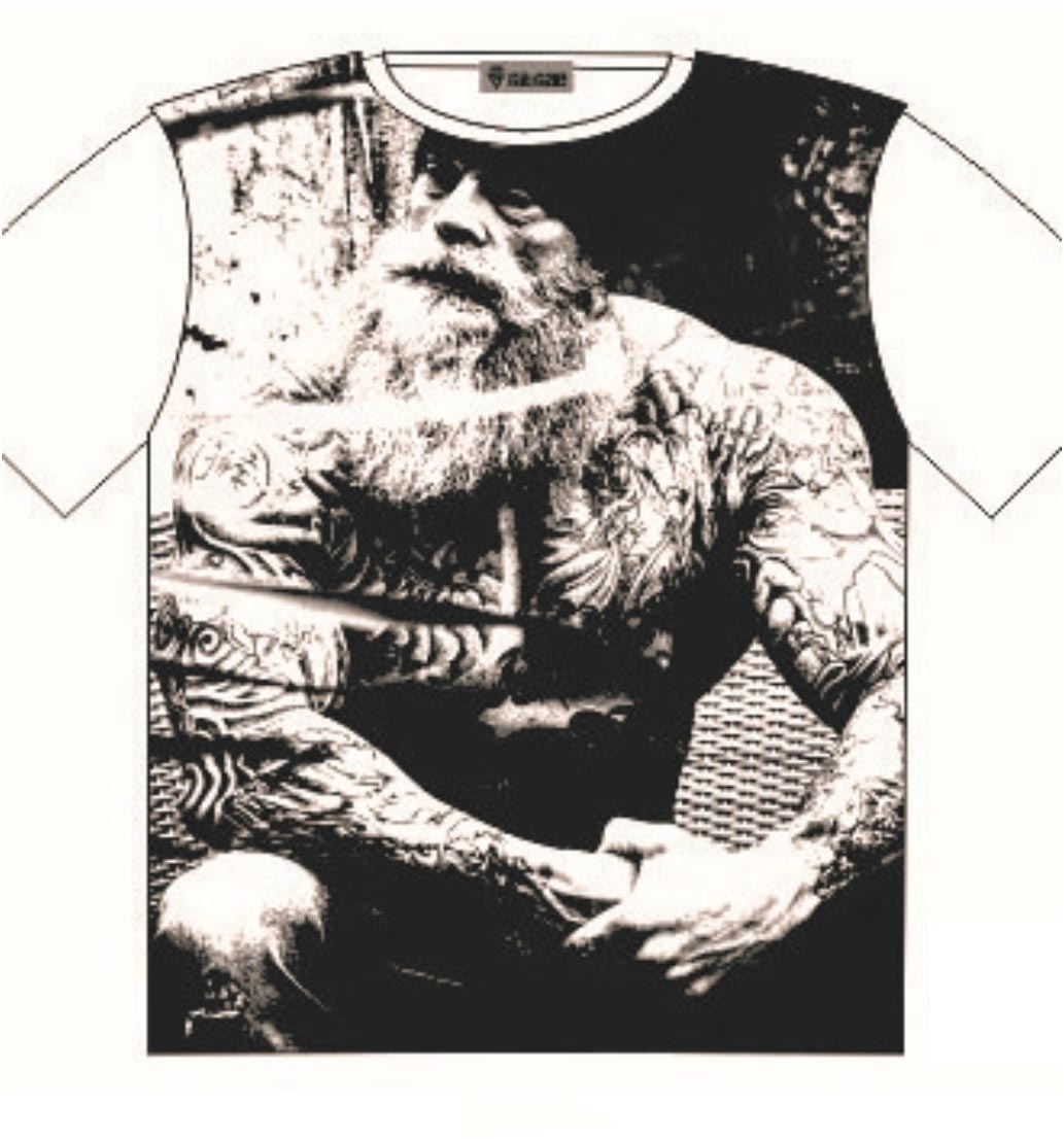 Download Tattooed Biker Body Builder T Shirt Street Fashion Mens ...