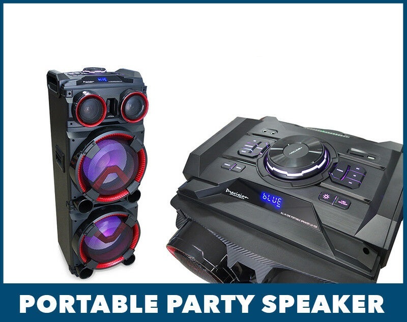 party speaker with karaoke