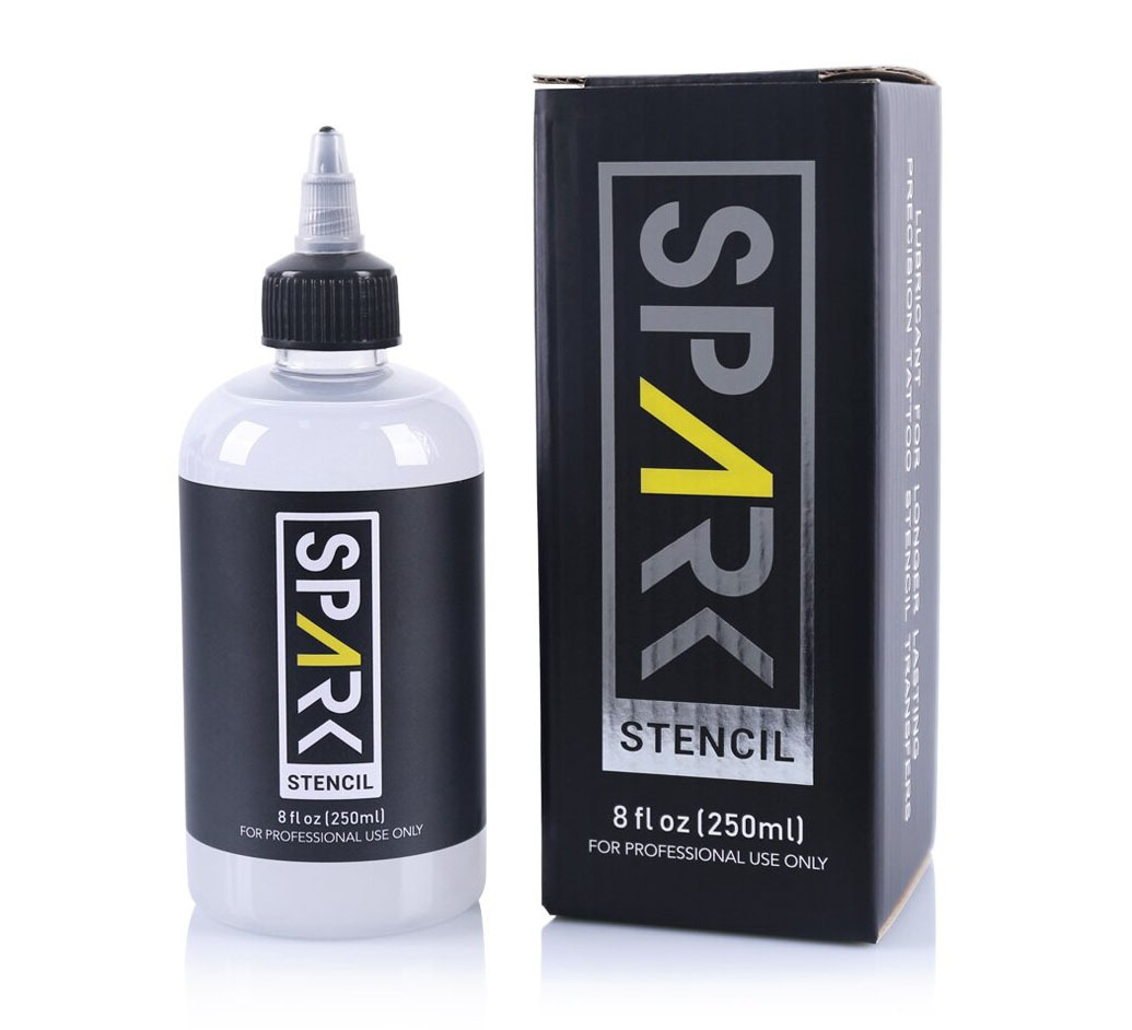 SPARK Stencil Stuff Tattoo Transfer Gel Fluid Liquid Cream VEGAN 250ml  Bottle AU STOCK