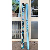 Roxy Snow Skis 158cm Auto Drive Roxy Bindings All Mountain Lightweight Design