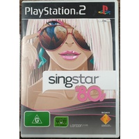 Singstar '80s Sony PlayStation 2 Ps2 Game Disc *Booklet Included*