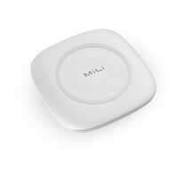 MiLi Magic Plus II Portable Wireless Charger White Lightweight Compact Design