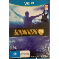 GUITAR HERO LIVE Wii U GAME PAL