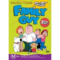 FAMILY GUY SEASON 3 DVD R4 PAL 3-DISC SET